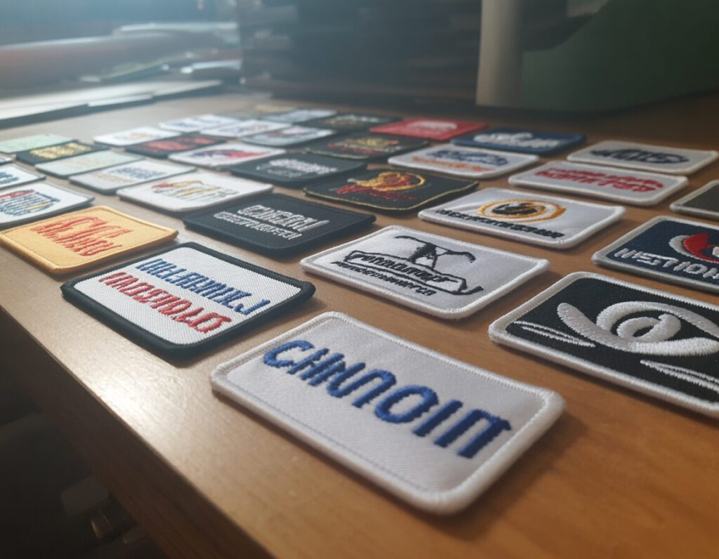 Custom embroidery patch